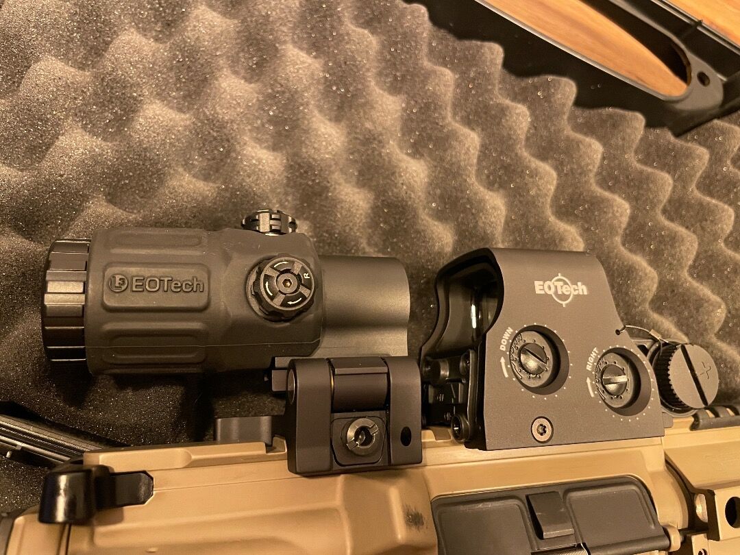 EOTech XPS2-2 + EOTech G33.STS Magnifier mit Originalboxen